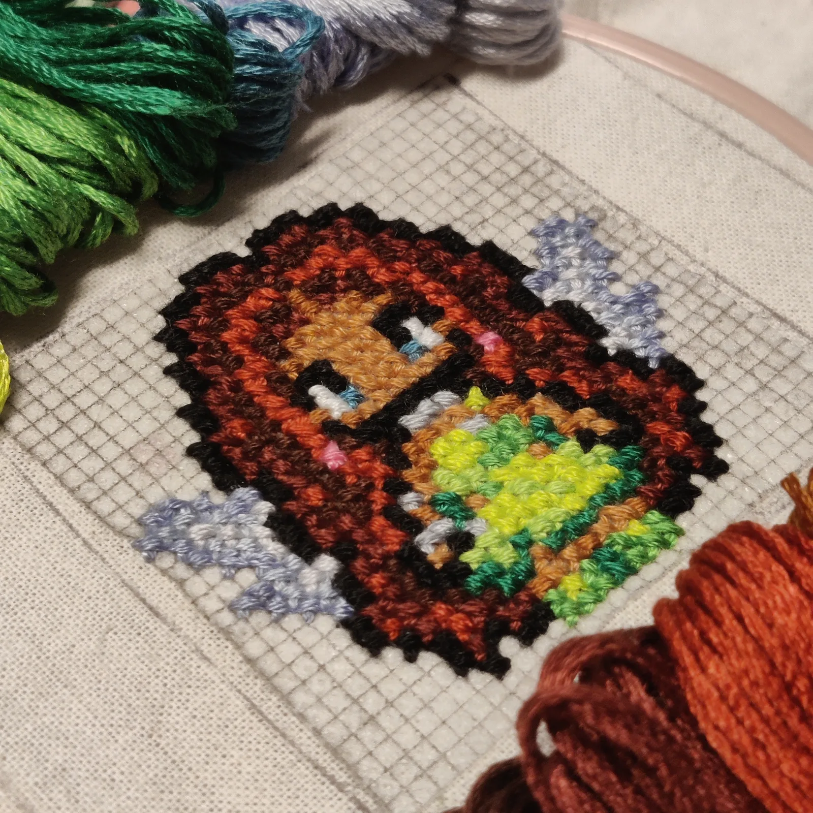 Cross-stitched Layla — photo 1 of 2