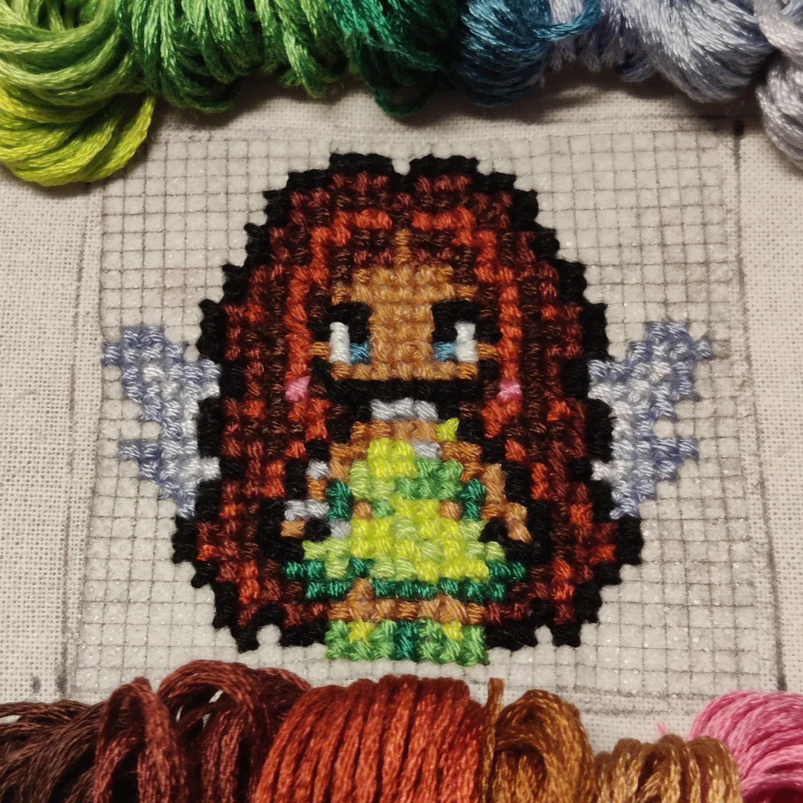 Cross-stitched Layla — photo 2 of 2