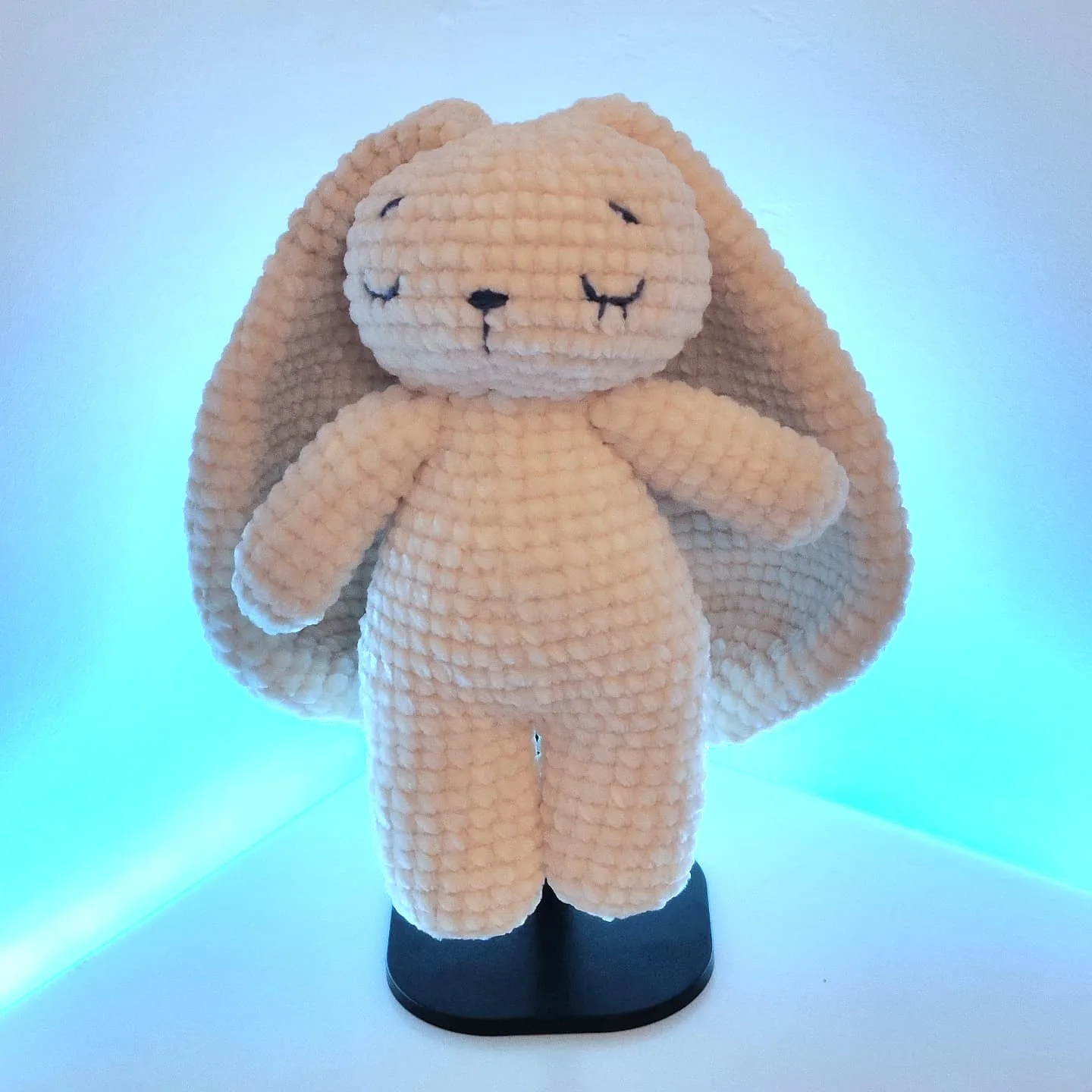 Amigurumi Sleepy Bunny 🤍💙🐰 — photo 1 of 3