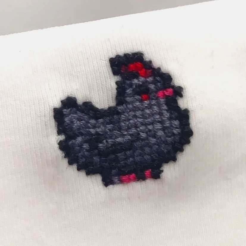 Cross-stitched Void Chicken — photo 3 of 3