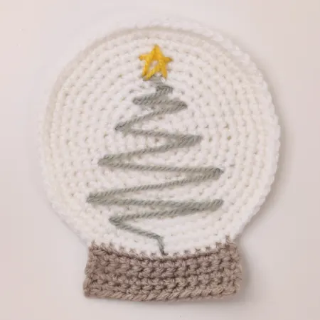 Crochet Christmas Coaster