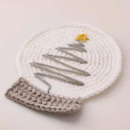 Crochet Christmas Coaster