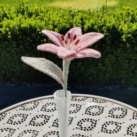 Crochet Pink Lily 💕