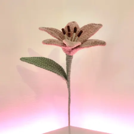 Crochet Pink Lily 💕 — photo 4 of 4