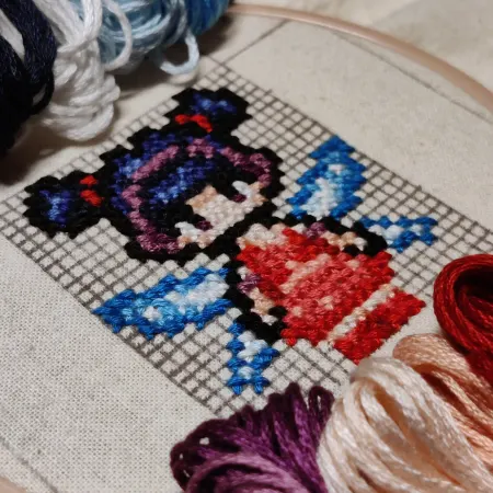 Cross-stitched Musa