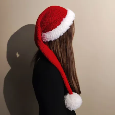 Crocheted Santa Hat 🤍❤️