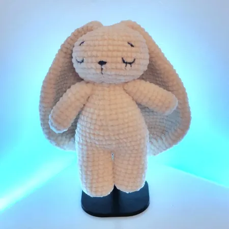 Amigurumi Sleepy Bunny 🤍💙🐰