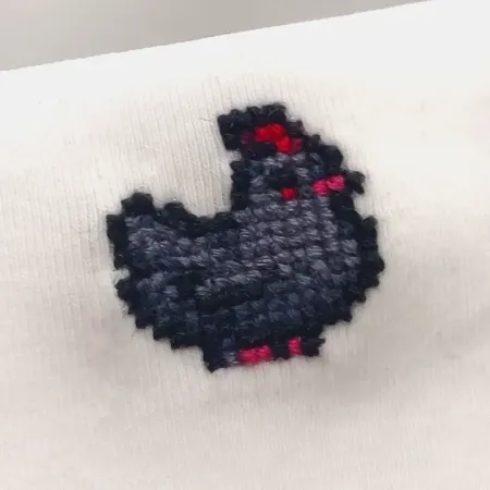 Cross-stitched Void Chicken — photo 3 of 3